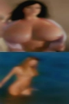 Naked woman masturbating